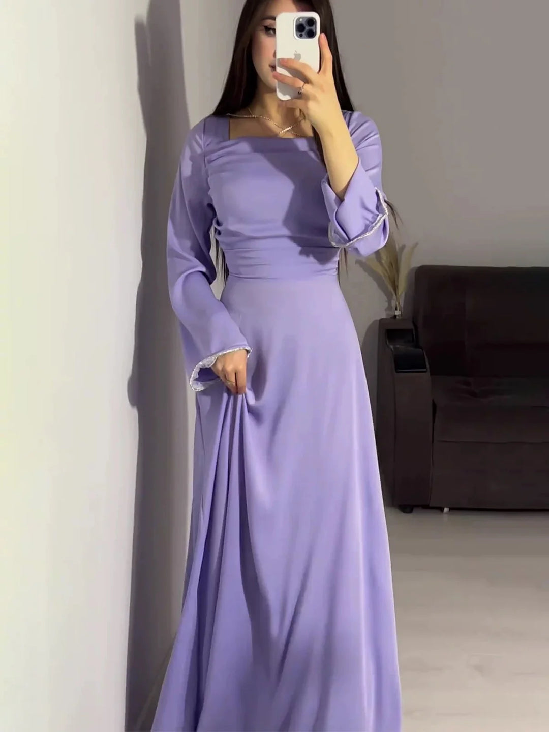 Lila Sommerkleid