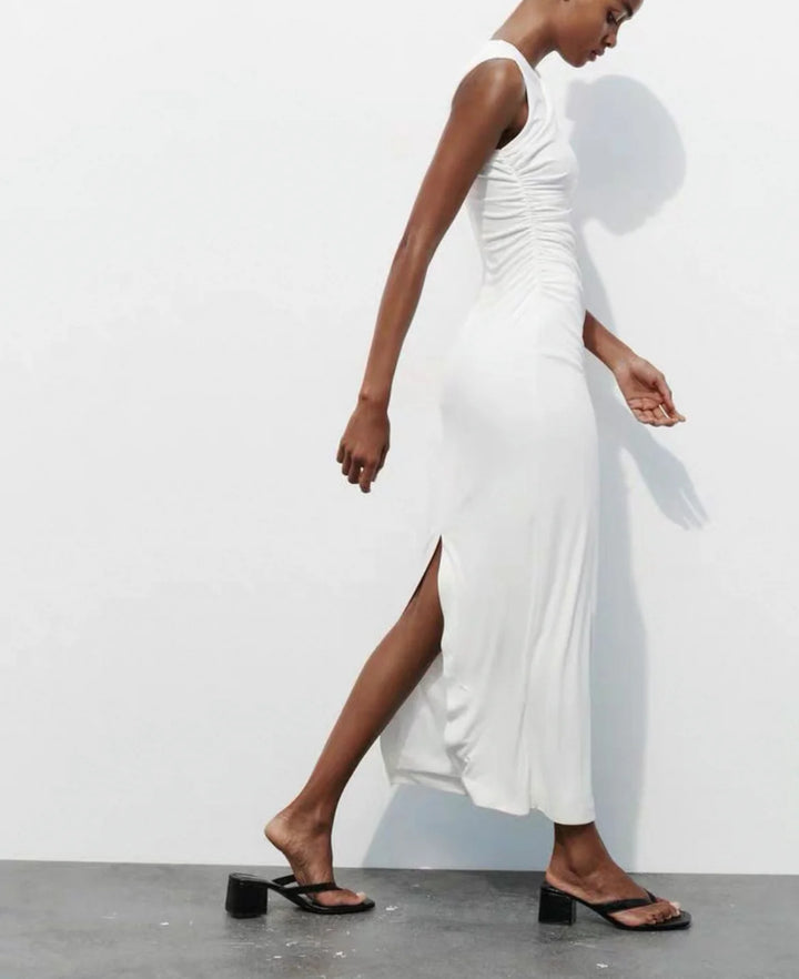 Weißes Sommerkleid